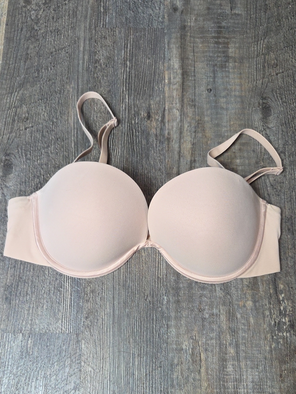 La SENZA Smooth Nude Push-Up T-Shirt Bra - Light Beige